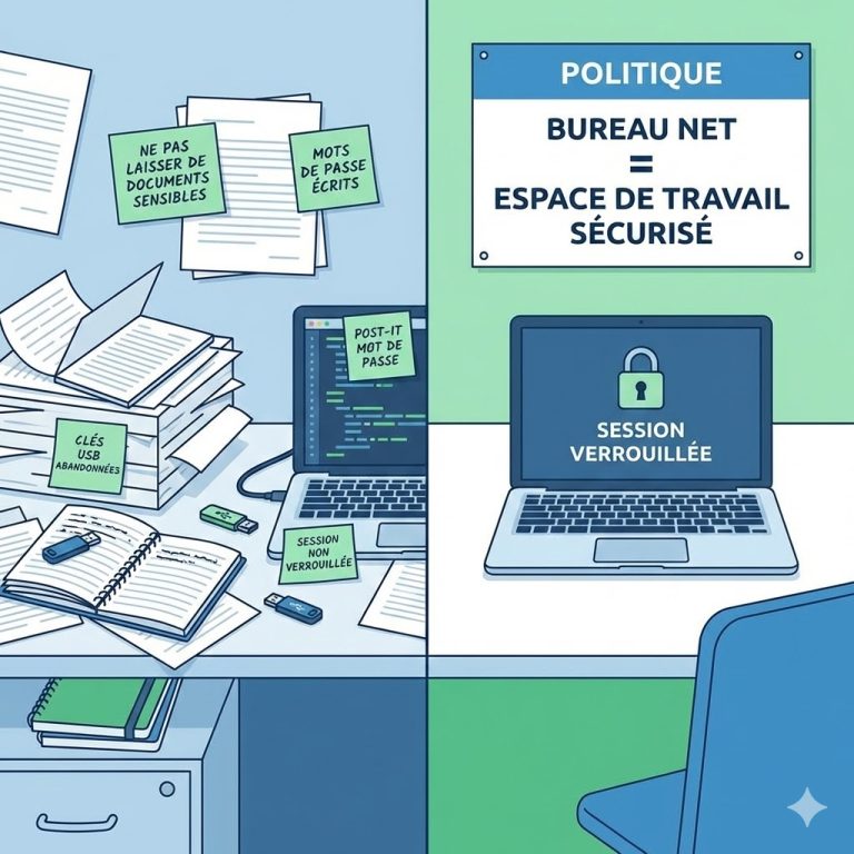 politique clear desk